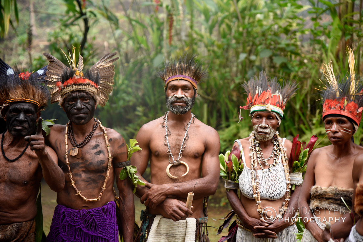 Chimbu People Of Goraka Highlands Papua New Guinea